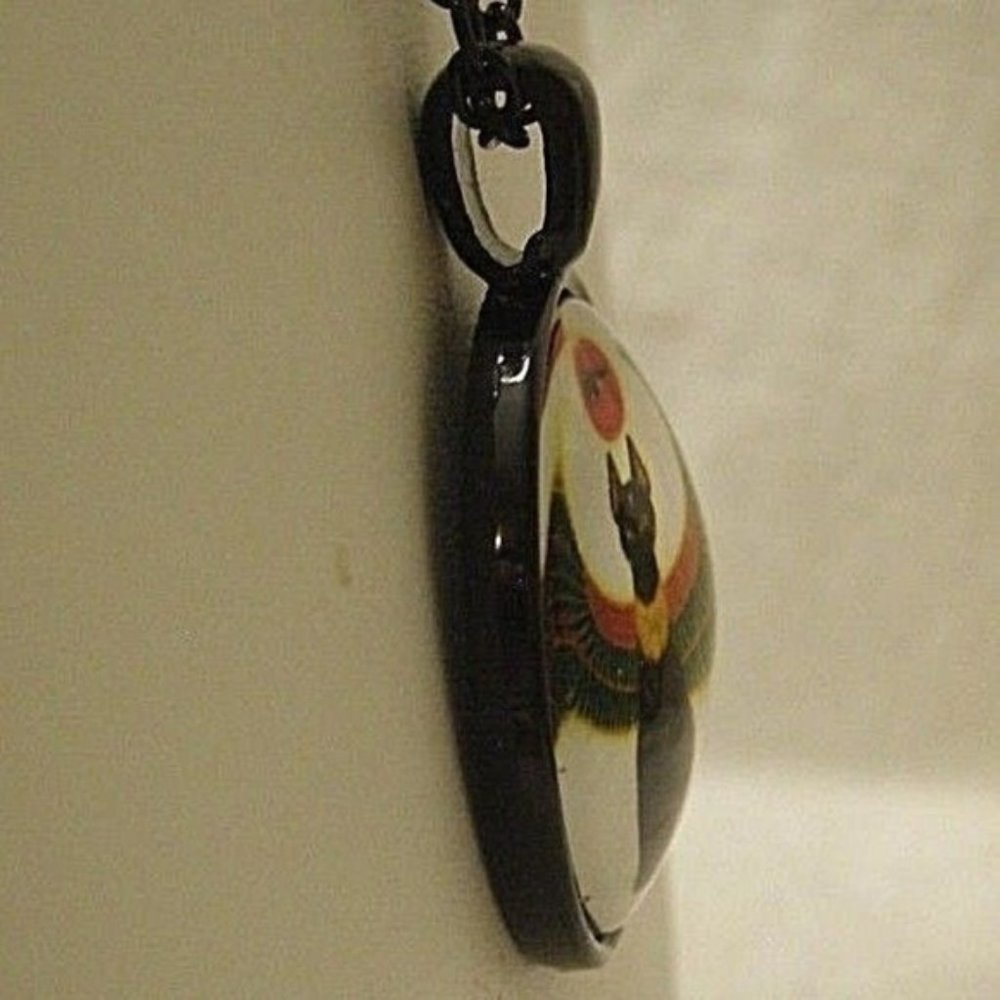 Egyptian Goddess Bast Cat Pendant Necklace - Picture 6 of 7